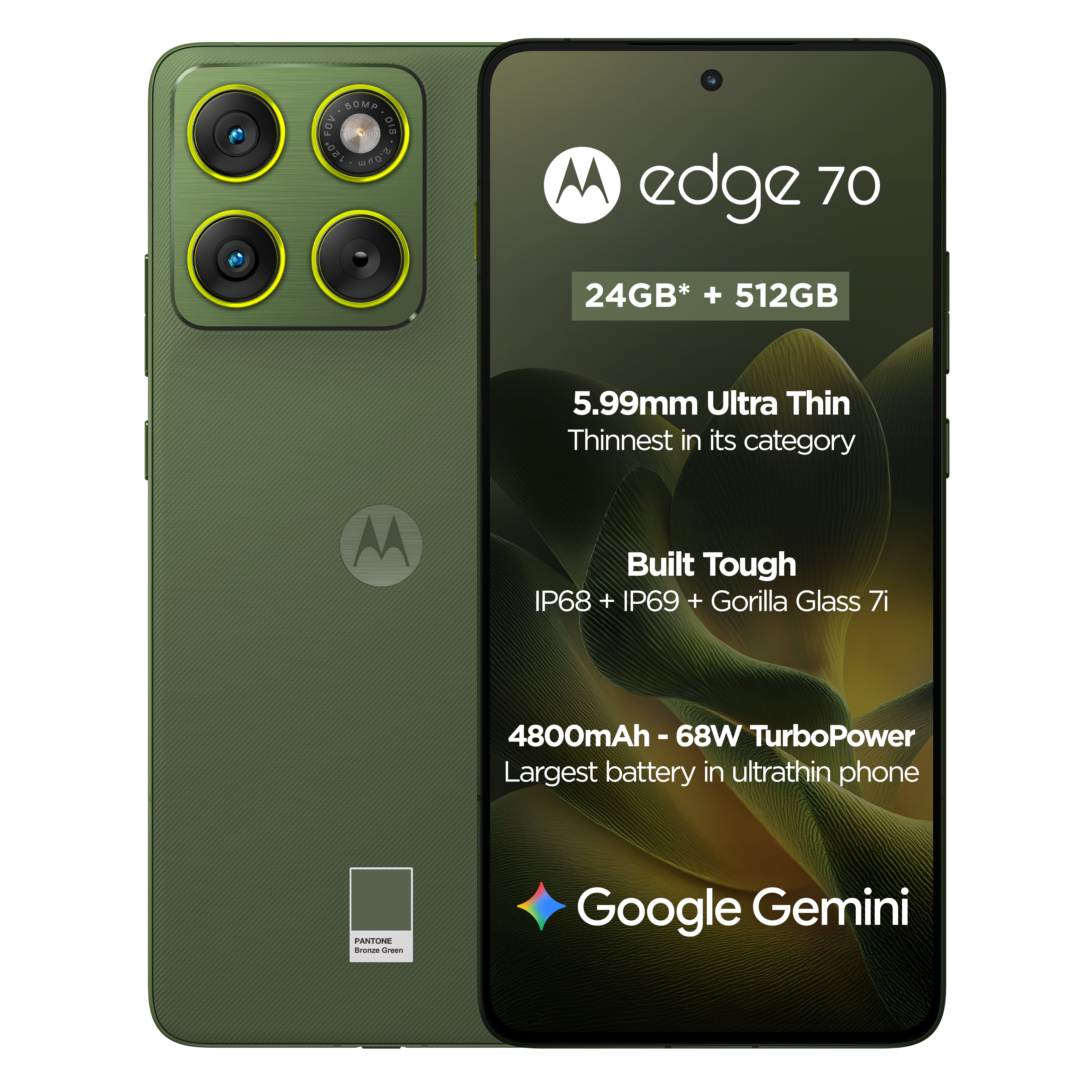 EDGE70 - PANTONE BRONZE GREEN