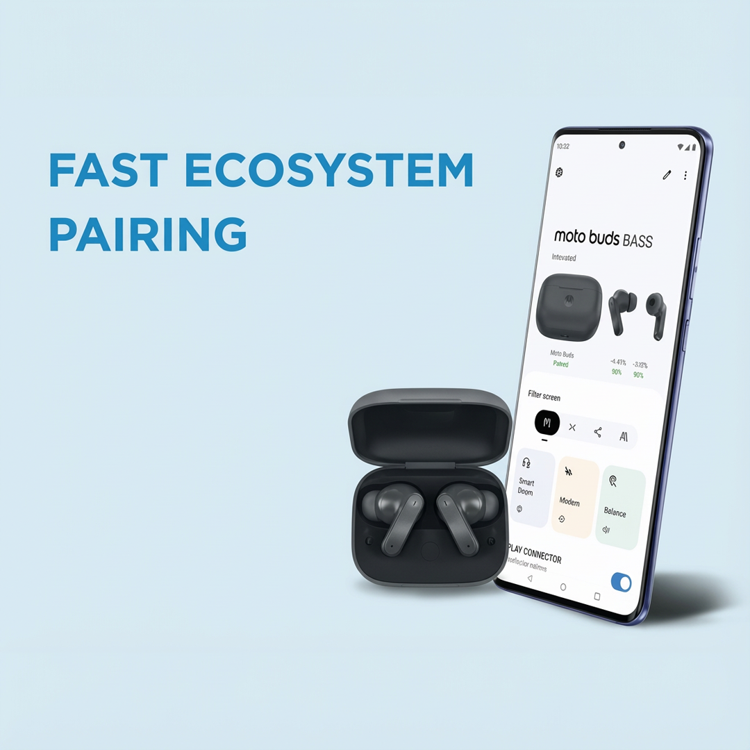 MOTOBUDS BASS - DARK SHADOW