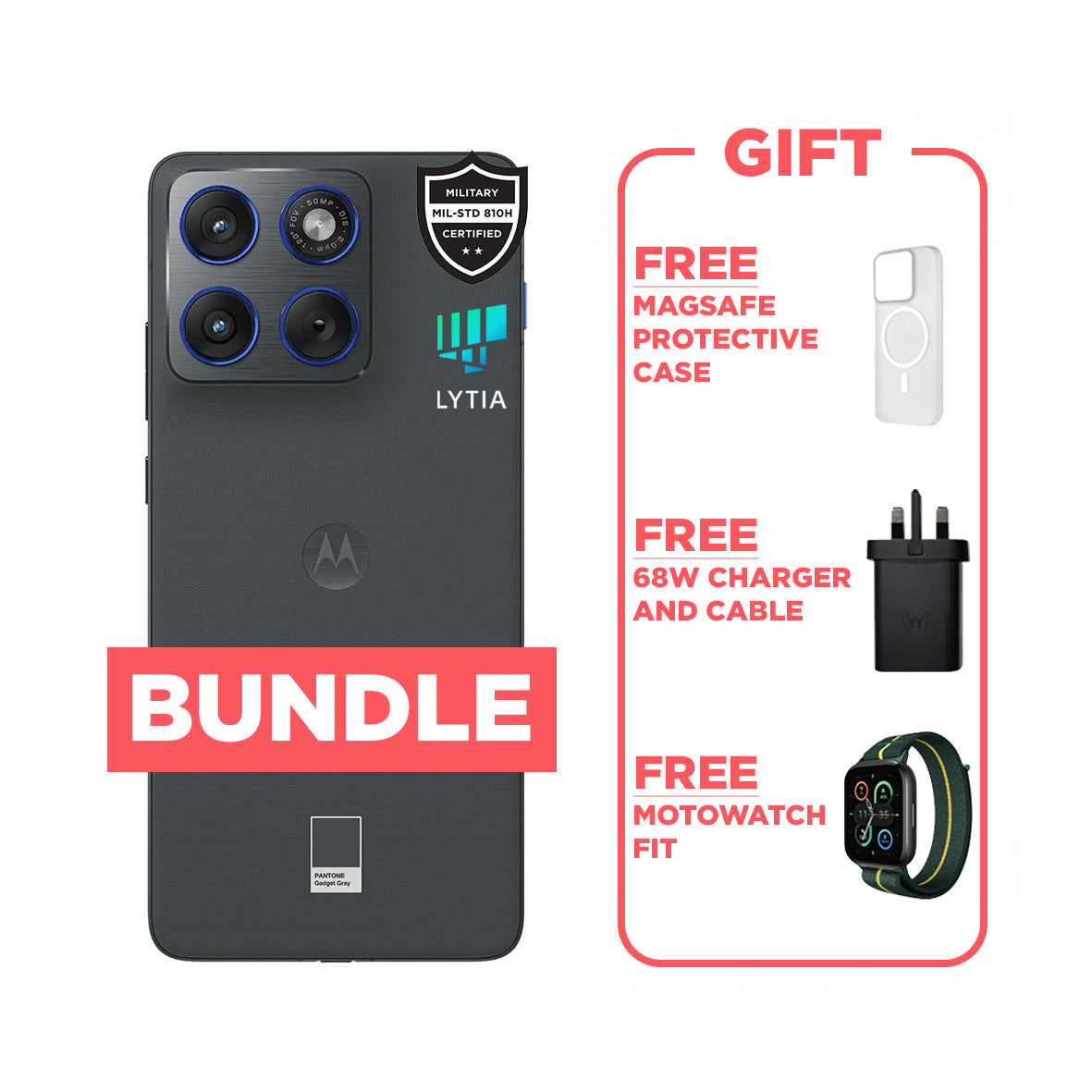 EDGE70 - PANTONE GADGET GREY