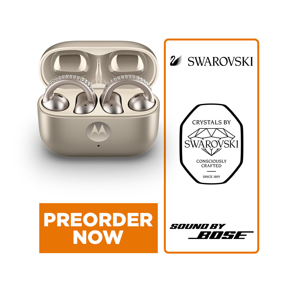 MOTOBUDS LOOP - FRENCH OAK (SWAROVSKI COLLECTION)