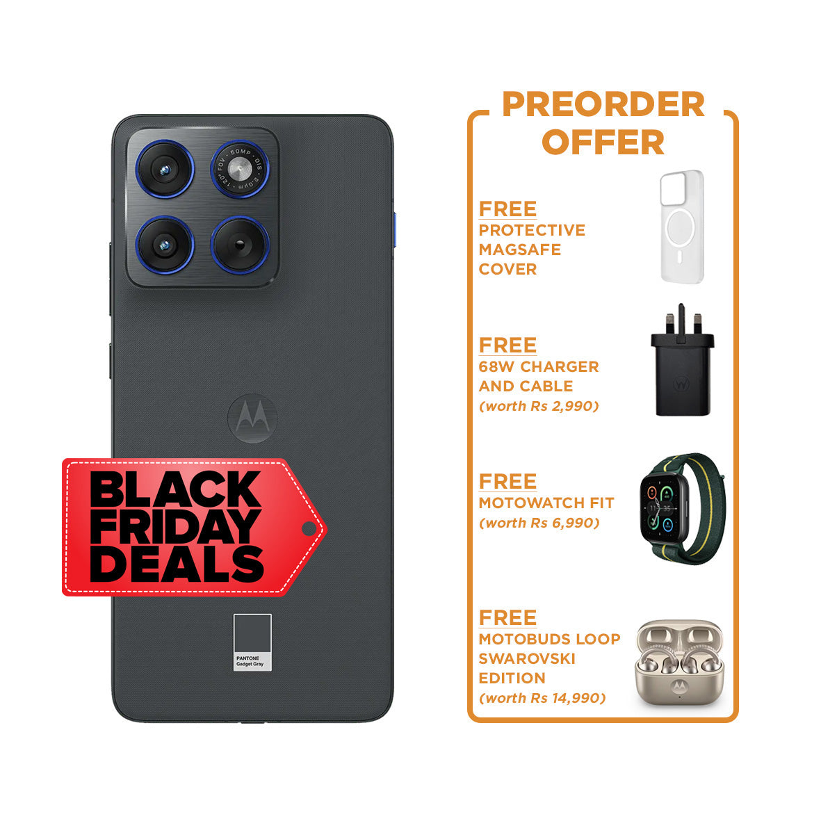 EDGE70 - PANTONE GADGET GREY