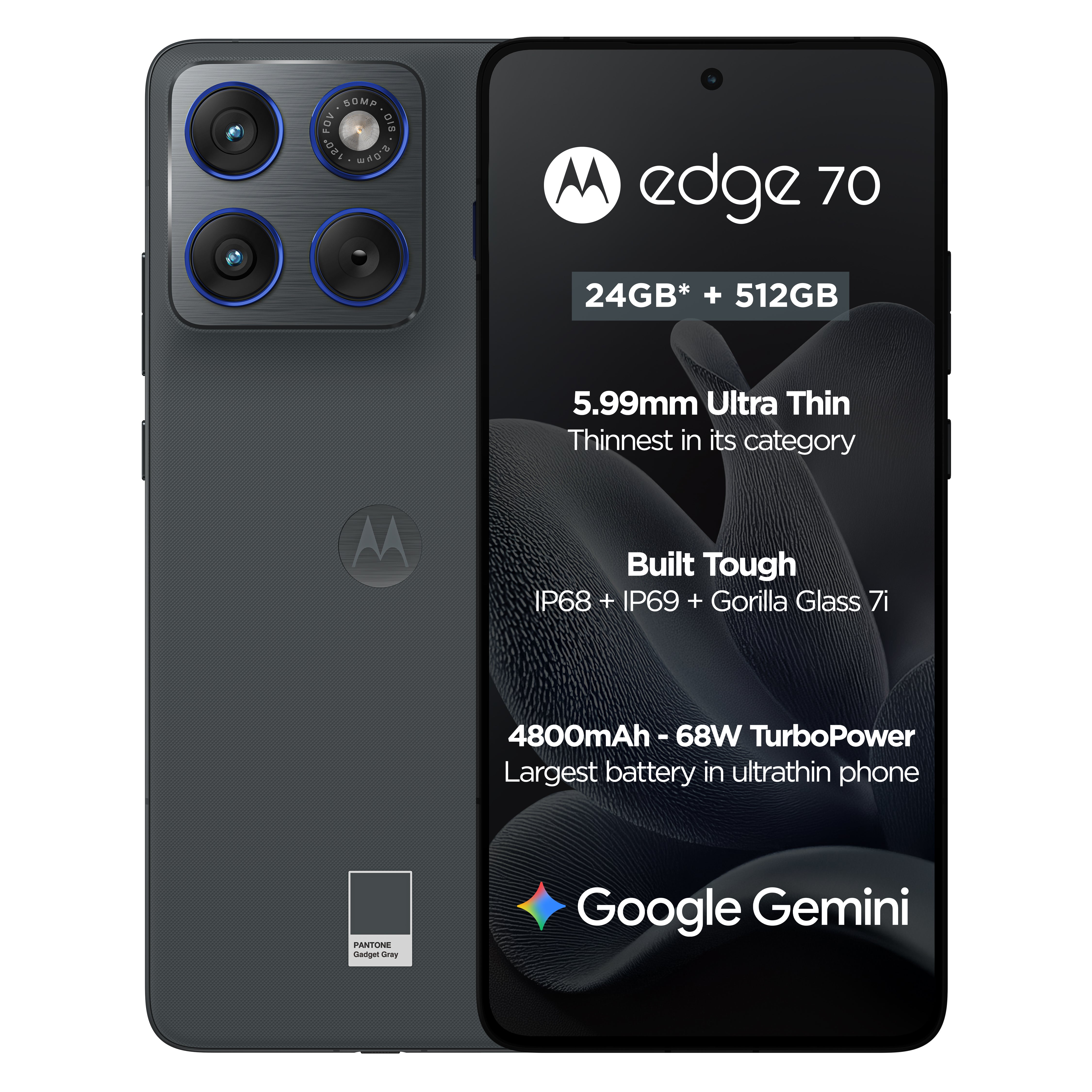 EDGE70 - PANTONE GADGET GREY