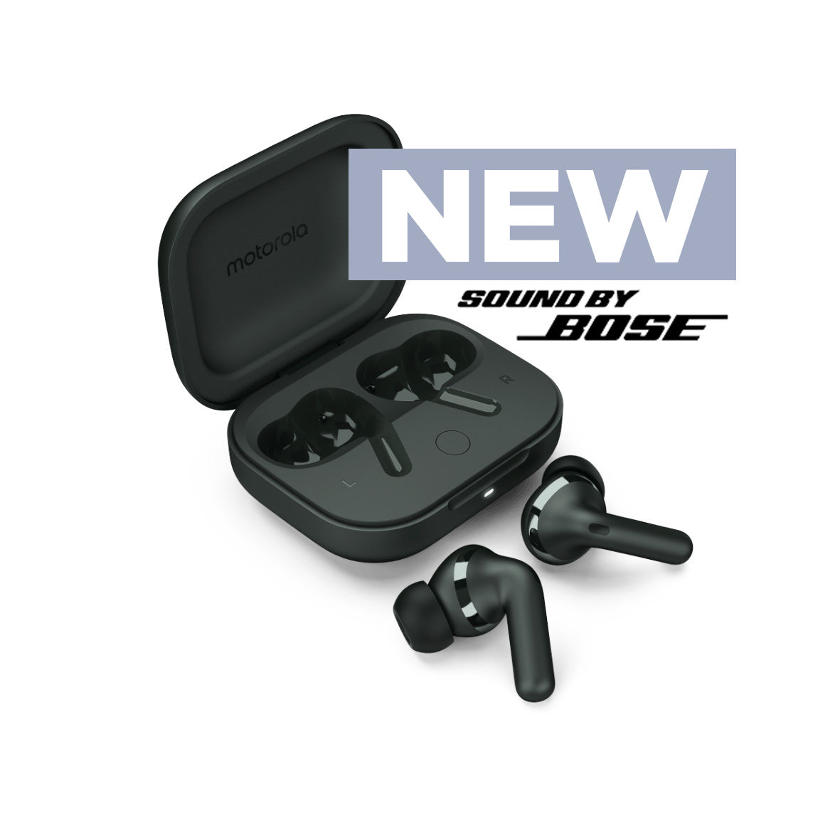 MOTOBUDS+ - FOREST GREY