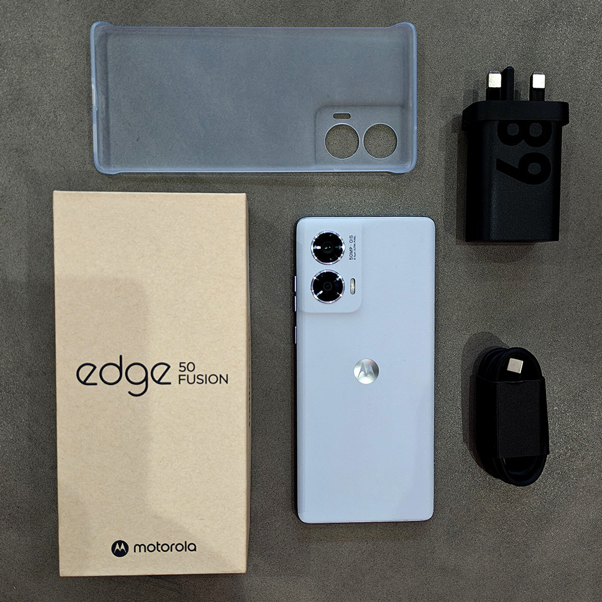 EDGE 50 FUSION (5G) - MARSHMALLOW BLUE - DISPLAY UNIT