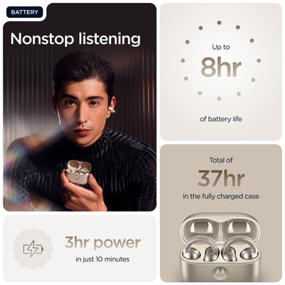 MOTOBUDS LOOP - FRENCH OAK (SWAROVSKI COLLECTION)