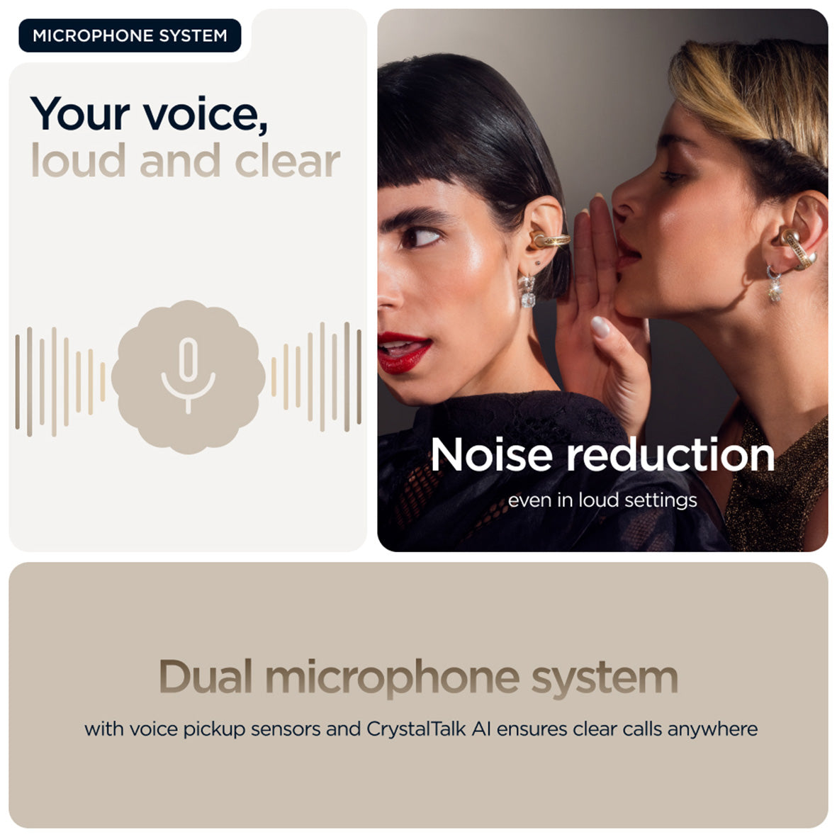 MOTOBUDS LOOP - FRENCH OAK (SWAROVSKI COLLECTION)