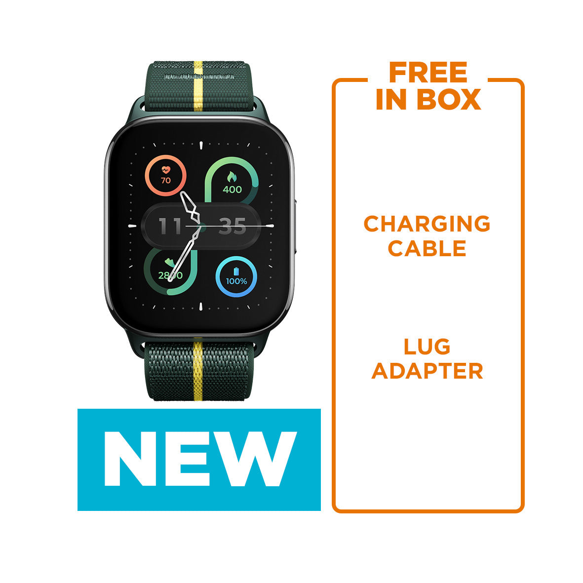 MOTOWATCH FIT - TREKKING GREEN